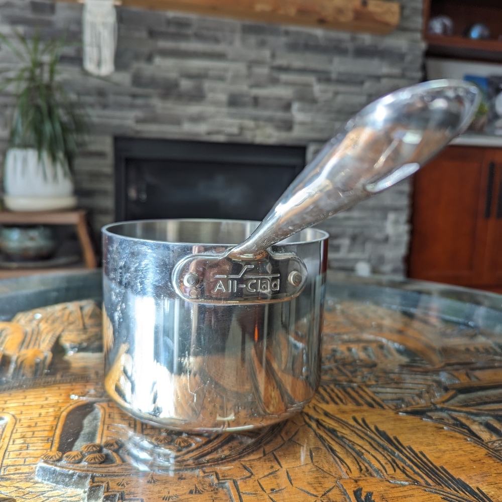 All-Clad D3 Stainless Steel 2 Quart Pan pre-owned